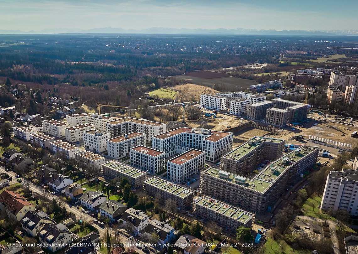 22.03.2023 - Baustele und Wohnanlage Alexisquartier